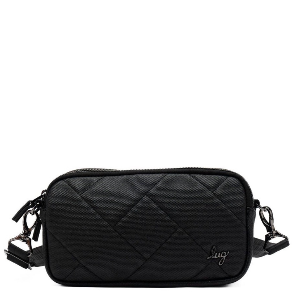 Lug Coupe XL Matte Luxe VL Convertible Crossbody Bag NWT Black
